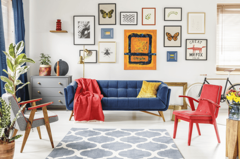 Maximalismo en el diseño de Interiores