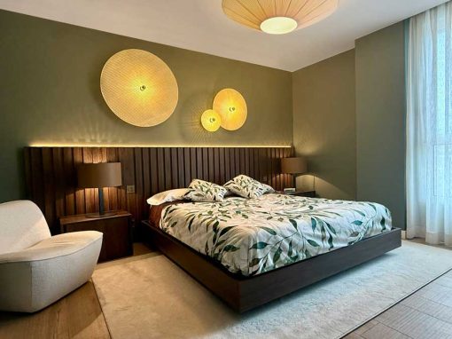 Mobiliario y decoración de dormitorio: PROYECTO AKARI