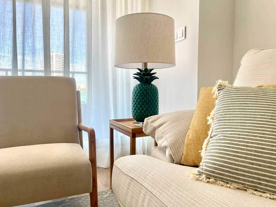 lampara-piña lampara ceramica